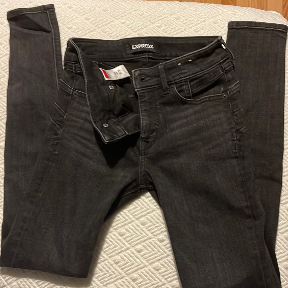 Women’s express jeans legging mid rise size 2 R (fit like a 0)